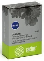 картинка Картридж ленточный Cactus CS-ML182 черный для Oki ML-182/192/280/320/390 от магазина Wizard Co.