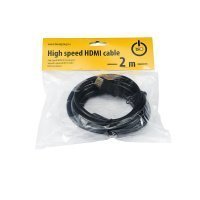картинка Кабель HDMI A(M) - A(M) Bion {2.0м, v2.0, 4K/3D/Eth, пакет, черный, BXP-HDMI2MM-020} от магазина Wizard Co.