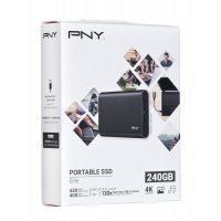 картинка Внешний жесткий диск 240Gb PNY Elite {SSD, USB 3.1, R430/W400 Мб/сек, TRIM, 3D TLC, черный} от магазина Wizard Co.