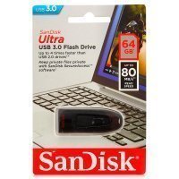 картинка Флэш-накопитель 064Gb Sandisk CZ48 Ultra SDCZ48-064G-U46 USB3.0, Black от магазина Wizard Co.