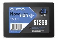 картинка SSD накопитель 512ГБ QUMO Novation {2.5", R550/W500, SATA III, 3D TLC, Q3DT-512GSCY} от магазина Wizard Co.
