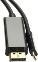 картинка Кабель-адаптер USB 3.1 Type-Cm --> DP(m) 3840x2160@60Hz, 1m VCOM <CU422C-1M> от магазина Wizard Co.
