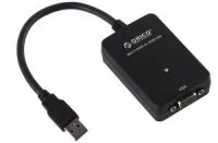 картинка Видеоадаптер Orico DU3V (USB-VGA, черный) от магазина Wizard Co.