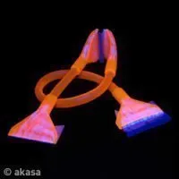 картинка Кабель Akasa для IDE <ATA-60ORUV> оранжевый, УФ, IDE ATA 133 от магазина Wizard Co.